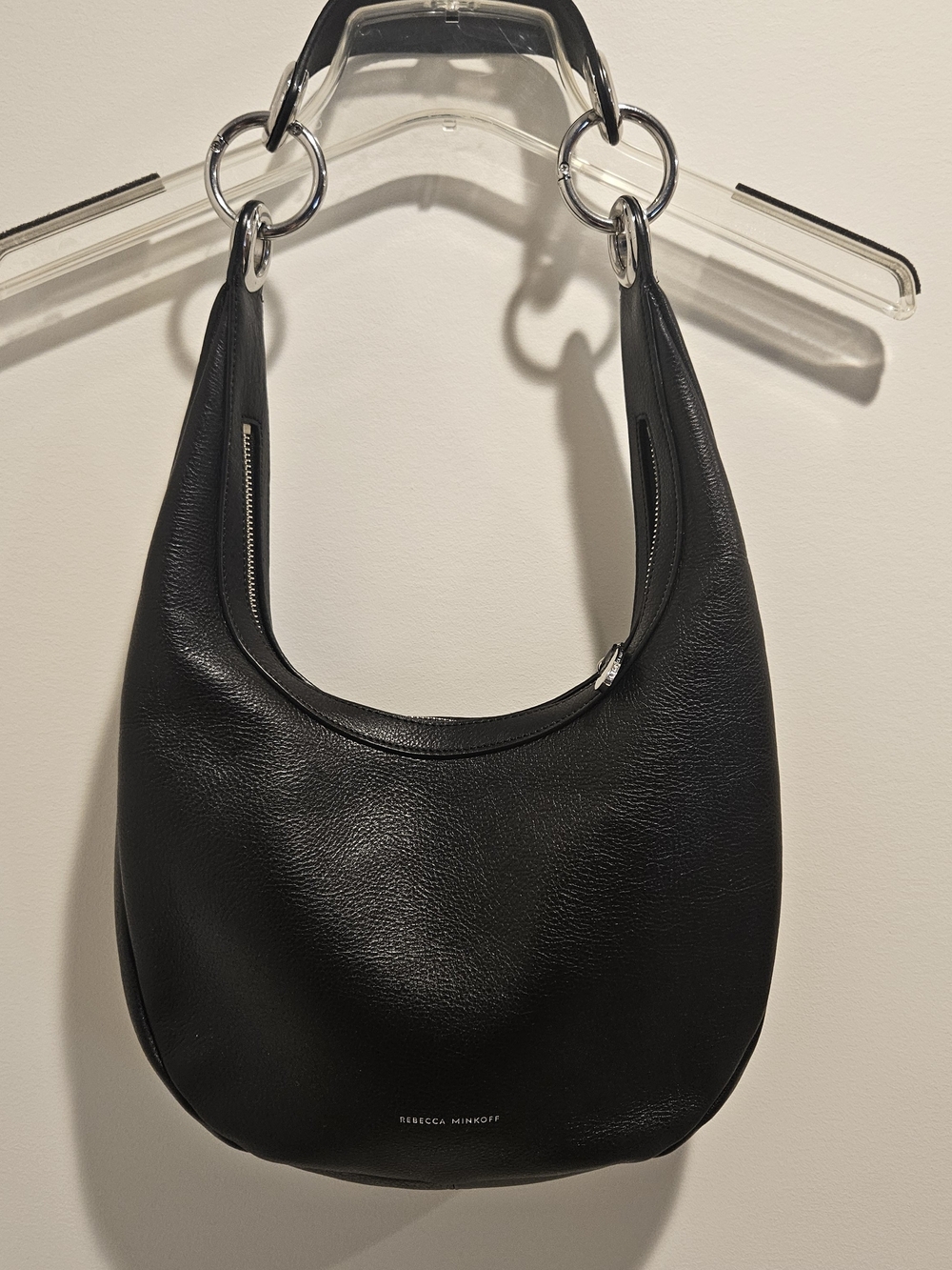 Rebecca Minkoff Black Leather Hobo Bag - Picture 2 of 9